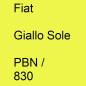 Preview: Fiat, Giallo Sole, PBN / 830.